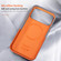 iPhone 17 Kalebol Cloth Textue Stitching Card Slot Magnetic Phone Case - Black