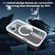 iPhone 17 kalebol Honeycomb Cooling MagSafe Holder Phone Case - Frosted Transparent