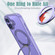 iPhone 17 kalebol MagSafe Metal Ring Holder Phone Case - Light Purple
