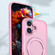 iPhone 17 kalebol MagSafe Metal Ring Holder Phone Case - Pink