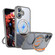 iPhone 17 kalebol MagSafe Metal Ring Holder Phone Case - Titanium Gray