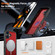 iPhone 17 kalebol Metal 360 Degree Rotation Holder MagSafe Phone Case - Red