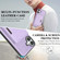 iPhone 17 Kalebol Strong MagSafe Magnetic Two-Fold Card Bag Leather Phone Case - Purple