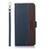 iPhone 17 KHAZNEH Litchi Texture Leather RFID Phone Case - Blue