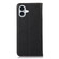iPhone 17 KHAZNEH Nappa Top Layer Cowhide Leather Phone Case - Black
