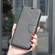 iPhone 17 Lambskin Texture Pure Color Flip Leather Phone Case - Black