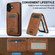 iPhone 17 LC.IMEEKE L3 Series Detachable RFID Card Bag Magsafe Phone Case - Brown