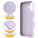 iPhone 17 Liquid Silicone MagSafe Magnetic Phone Case with Ring Holder - Lilac Purple