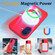 iPhone 17 Liquid Silicone MagSafe Magnetic Phone Case with Ring Holder - Red