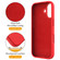 iPhone 17 Liquid Silicone MagSafe Magnetic Phone Case with Ring Holder - Red