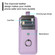 iPhone 17 Litchi Texture Drawing Card Bag Ring Holder Phone Case - Purple