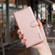 iPhone 17 Litchi Texture RFID Anti-theft Leather Phone Case - Gold