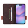 iPhone 17 Magnetic Clasp Leather Phone Case - Brown