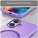 iPhone 17 MagSafe Frosted Translucent TPU + PC Full Coverage Phone Case - Dark Purple