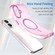 iPhone 17 MagSafe Frosted Translucent TPU + PC Full Coverage Phone Case - Pink