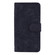 iPhone 17 Mandala Embossed Dual-Fold Calf Leather Phone Case - Black