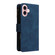 iPhone 17 Multifunctional Multi-Card Wallet Phone Leather Case - Blue