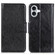 iPhone 17 Nappa Texture Leather Case - Black