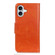 iPhone 17 Nappa Texture Leather Case - Orange
