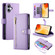 iPhone 17 Nine Card-slot Zipper Wallet Bag Leather Phone Case - Purple