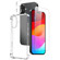 iPhone 17 NORTHJO 3 in 1 TPU Airbag Shockproof Phone Case with Screen Protector Lens Film - Clear