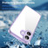 iPhone 17 PC Hybrid TPU Airbag Shockproof Phone Case - Transparent Purple
