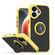 iPhone 17 Q Shadow 1 Series TPU + PC Phone Case with Ring - Yellow