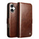 iPhone 17 QIALINO Classic 103 Buckle Genuine Leather Phone Case - Brown