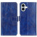 iPhone 17 Retro Crazy Horse Texture Horizontal Flip Leather Phone Case - Blue