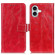 iPhone 17 Retro Crazy Horse Texture Horizontal Flip Leather Phone Case - Red