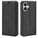 iPhone 17 Retro-skin Magnetic Suction Leather Phone Case - Black