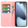 iPhone 17 Retro-skin Magnetic Suction Leather Phone Case - Pink