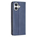 iPhone 17 Rhombus Texture Magnetic Leather Phone Case - Blue