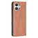 iPhone 17 Rhombus Texture Magnetic Leather Phone Case - Brown