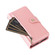 iPhone 17 Rivet Buckle 9 Cards Three Fold Leather Phone Case - Rose Gold