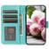 iPhone 17 Rose Butterfly Embossed Leather Phone Case - Green