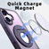 iPhone 17 Rotating Ring Magnetic Holder Phone Case - Purple