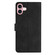 iPhone 17 Seven Butterflies Embossed Leather Phone Case - Black