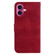 iPhone 17 Seven-shaped Embossed Leather Phone Case - Red