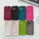 iPhone 17 Shockproof Frame Frosted Precise Hole TPU Phone Case - Black