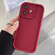 iPhone 17 Shockproof Frame Frosted Precise Hole TPU Phone Case - Wine Red