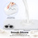 iPhone 17 Shockproof Silicone Magsafe Phone Case - White