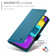iPhone 17 Side Buckle Magnetic Frosted Leather Phone Case - Blue