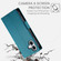 iPhone 17 Side Buckle Magnetic Frosted Leather Phone Case - Blue