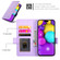 iPhone 17 Side Buckle Magnetic Frosted Leather Phone Case - Purple
