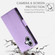iPhone 17 Side Buckle Magnetic Frosted Leather Phone Case - Purple