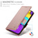 iPhone 17 Side Buckle Magnetic Frosted Leather Phone Case - Rose Gold