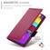 iPhone 17 Side Buckle Magnetic Frosted Leather Phone Case - Wine Red
