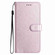 iPhone 17 Silk Texture Horizontal Flip Leather Phone Case - Rose Pink