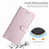 iPhone 17 Silk Texture Horizontal Flip Leather Phone Case - Rose Pink